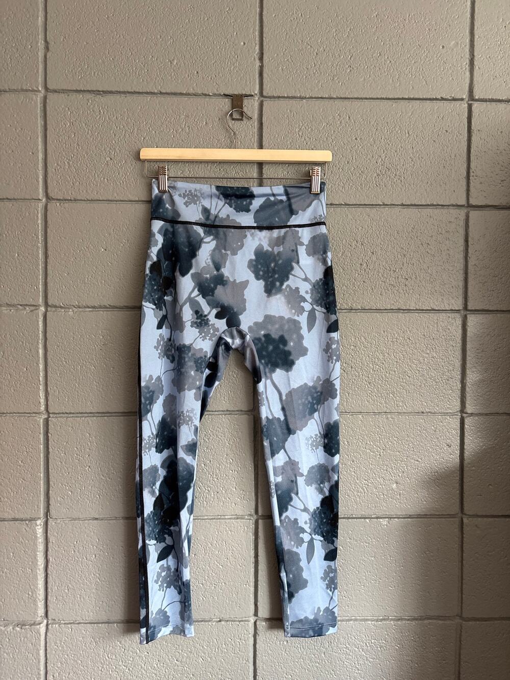 Fendi Blue Shady Flowers Performance Leggings size 42